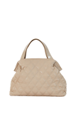 Quilted Shoulder Bag - Cream