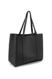 Vegan Leather Weekend Bag - Black