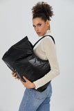 Puffy Tote Bag - Black