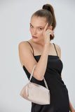 Recycled Satin Evening Bag - Champagne