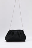 Shimmery Pouch Crossbody Bag - Black