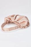 Pleated Satin Shoulder Bag - Champagne