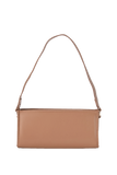 Vegan Leather Shoulder Bag - Mink