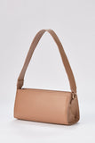 Vegan Leather Shoulder Bag - Mink