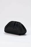 Satin Pouch Crossbody Bag - Black