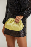Shimmery Pouch Bag - Lime Green