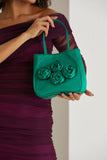 Floral Handbag - Green