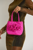 Floral Handbag - Fuchsia Pink