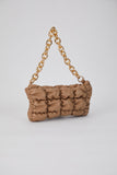 Quilted Shoulder Bag - Beige
