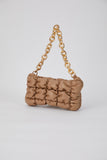 Quilted Shoulder Bag - Beige