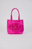 Floral Handbag - Fuchsia Pink