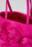 Floral Handbag - Fuchsia Pink