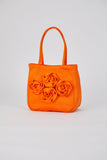 Floral Handbag - Orange