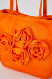 Floral Handbag - Orange