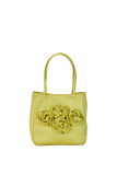 Floral Handbag - Lime Green
