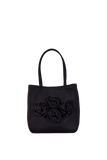 Floral Handbag - Black