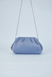 Shimmery Pouch Bag - Pale Blue