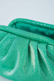 Shimmery Pouch Bag - Green