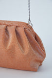 Shimmery Pouch Bag - Orange