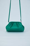 Satin Pouch Bag - Green