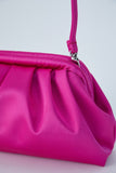 Satin Pouch Bag - Fuchsia Pink
