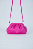 Satin Pouch Bag - Fuchsia Pink