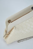 Asymmetrical Clutch Bag - White