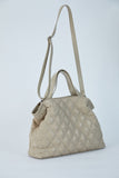 Quilted Shoulder Bag - Cream