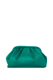 Satin Pouch Bag - Green