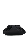 Satin Pouch Crossbody Bag - Black