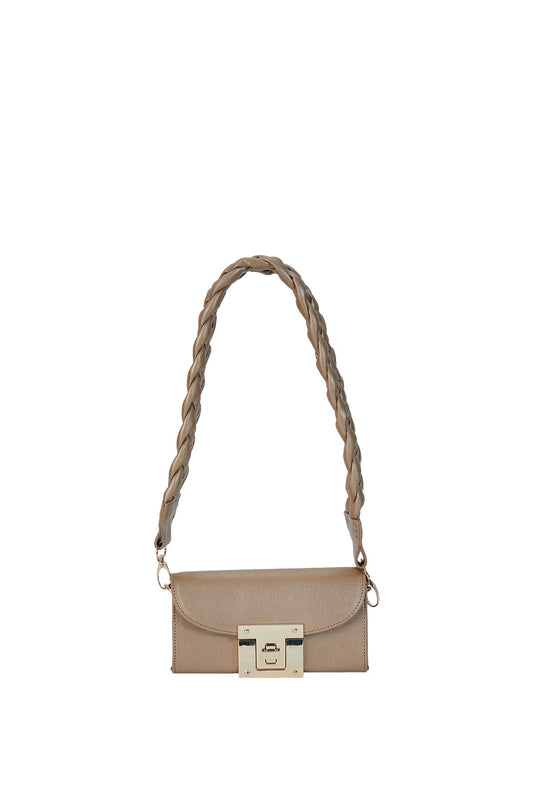 Mini Shoulder Bag - Shimmery Gold