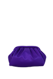 Satin Pouch Bag - Purple