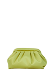 Satin Pouch Bag - Lime Green