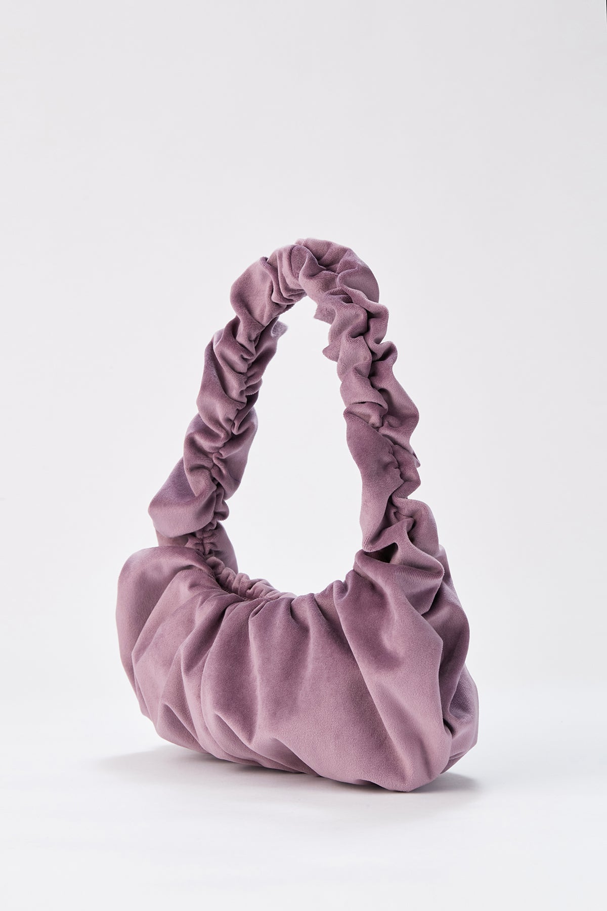 Pleated Shoulder Bag - Lilac