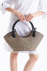 Woven Straw Tote Bag - Multi