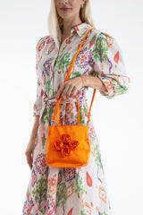 Women’s Linen Blend Ornamental Print Midi Shirt Dress - Cream