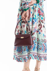 Womens Viscose Bohemian Floral Maxi Dress
