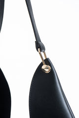 Hobo Shoulder Bag for Women with Matching Zip Pouch, 2PCS - Black