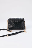 Braided Pu Leather Crossbody Camera Bag - Black