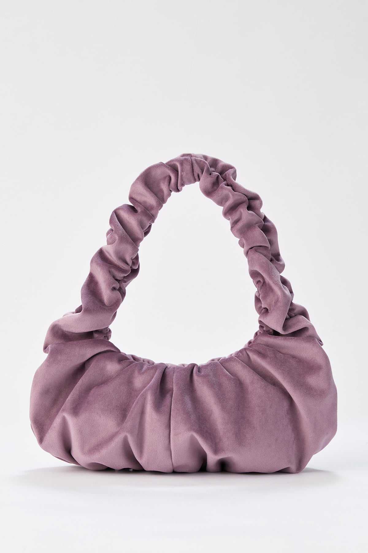 Pleated Shoulder Bag - Lilac