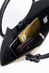 Woven Straw Tote Bag - Multi