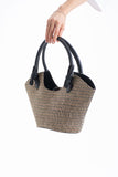 Woven Straw Tote Bag - Multi