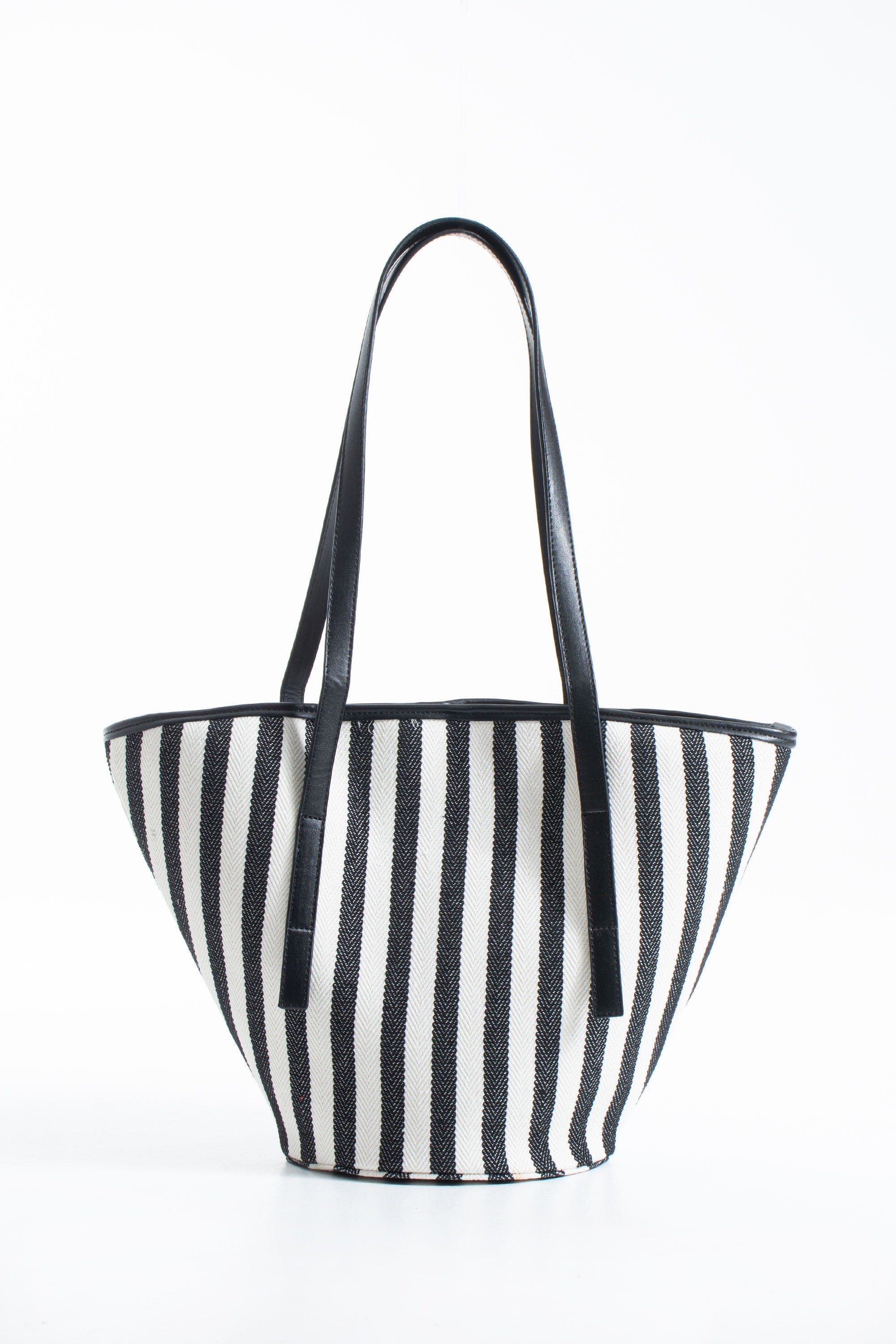 Striped Canvas Tote Bag - Multi