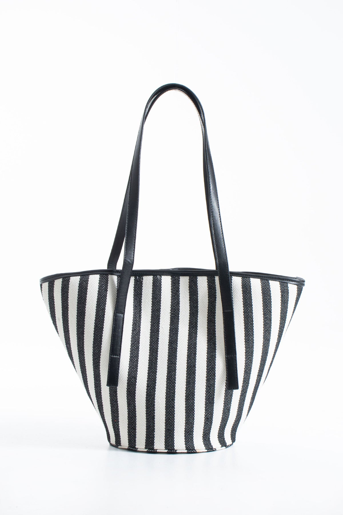 Striped Canvas Tote Bag - Multi