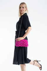 Womens Viscose Midi Shirt Dress