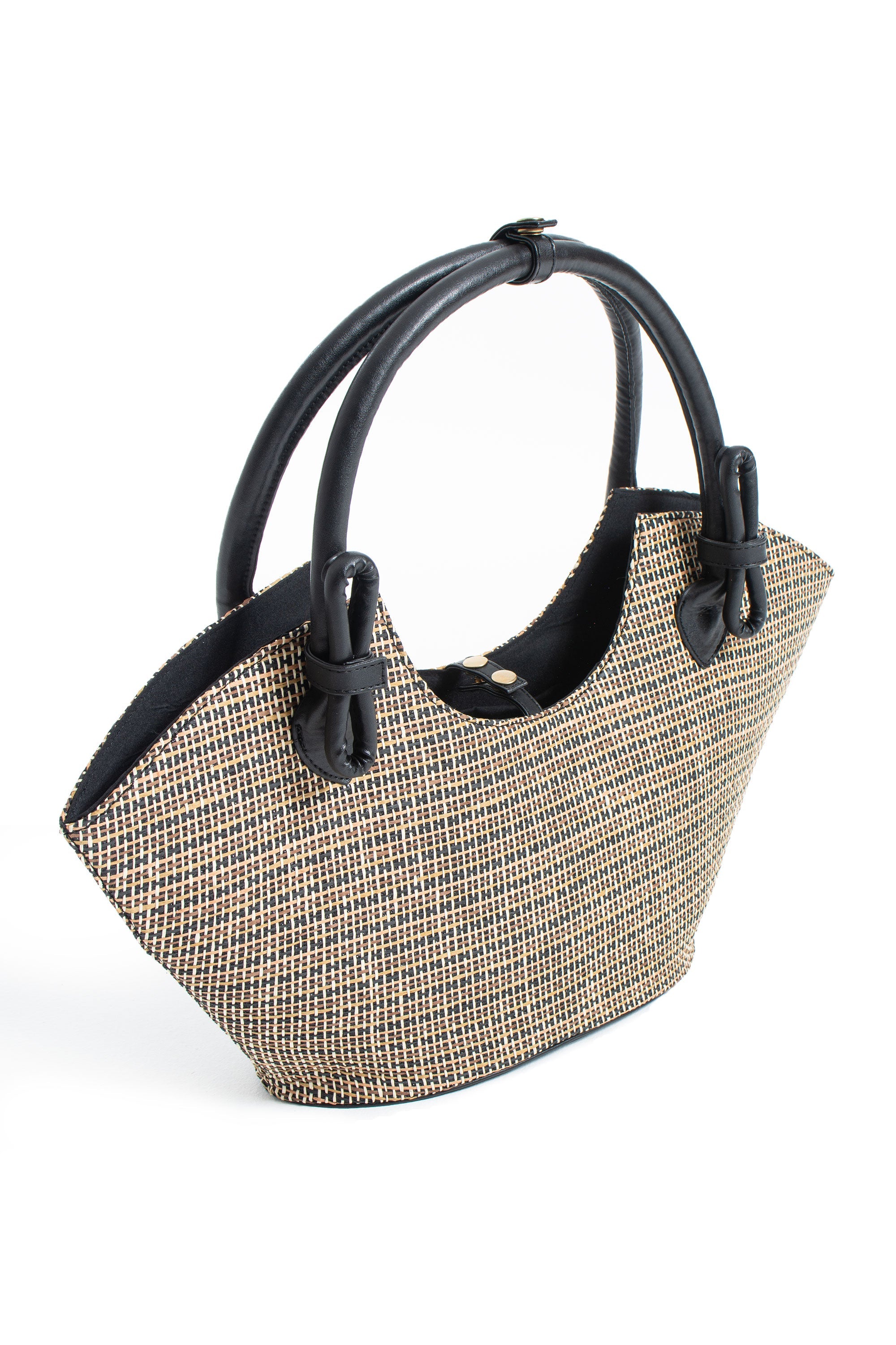 Woven Straw Tote Bag - Multi