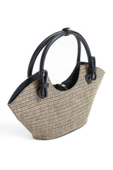 Woven Straw Tote Bag - Multi
