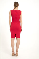 Women’s Sleeveless Ponte Midi Dress