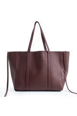Pu Leather Weekend Bag - 2 Pcs Set - Burgundy