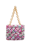 Recycled Quilted Hand Bag - Lilac
